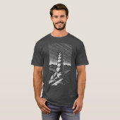 T-shirt Cairn de pierre extérieur (Devant entier)