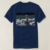 T-shirt cairn rocks (Design devant)