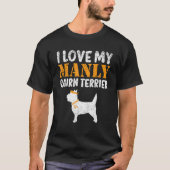 T-shirt Cairn Terrier Canine Funny Garçon chien levrette G (Devant)