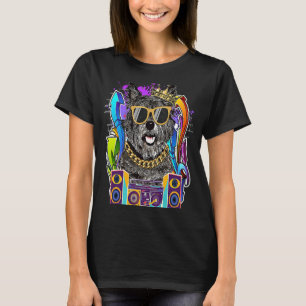 T-shirt Cairn Terrier Chien Hip hop 90s Rap Musique