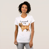 T-shirt Cairn Terrier de délivrance (Devant entier)