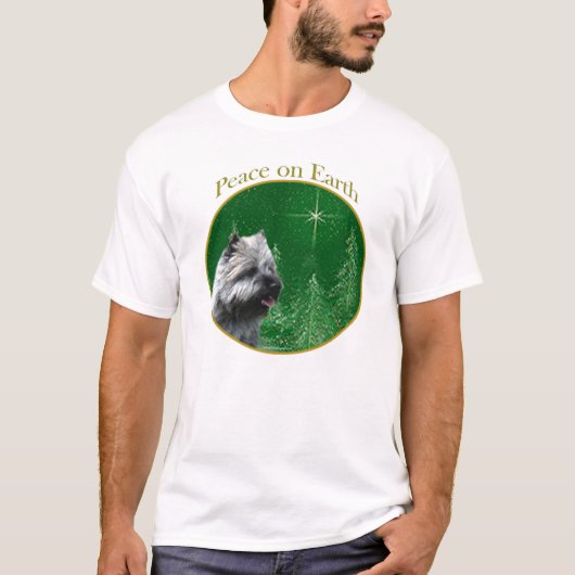 T-shirt Cairn Terrier Paix (Devant)