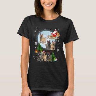 T-shirt Cairn Terrier Reindeer Christmas Cairn Terrier