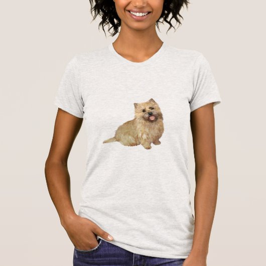 T-shirt Cairn Terrier - Rouge clair (Devant)