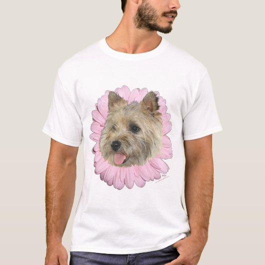 T-shirt Cairn Terrier Springtime Flower (Devant)