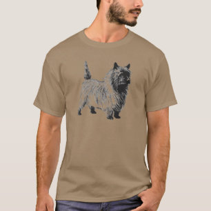 T-shirt Cairn Terrier - Vintage