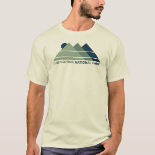 T-shirt Cairngorges National Park Scotland Mountain Sun