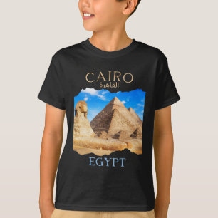 T-shirt Cairo Egypte Pyramides cairo' En Arabe Égyptien Va
