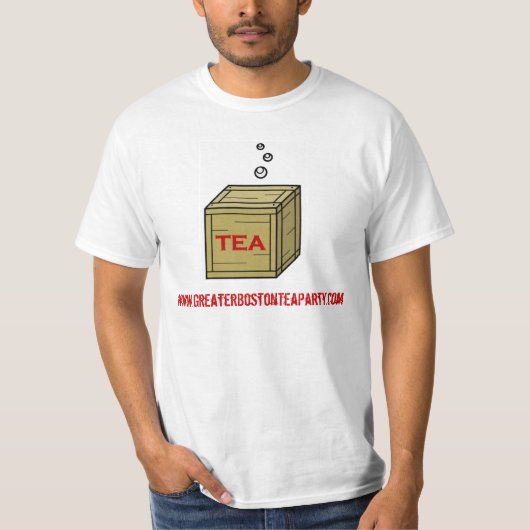 T-shirt Caisse de thé (Devant)