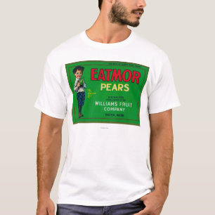 T-shirt Caisse LabelYakima, WA de poire d'Eatmor