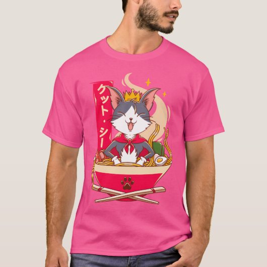 T-shirt Cait Sith Ramen (Devant)