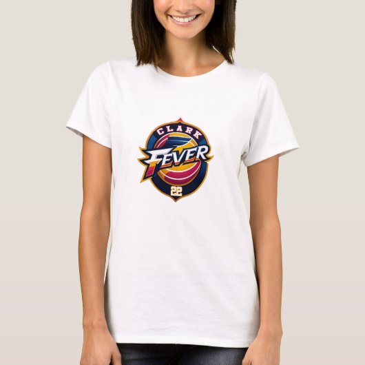 T-shirt Caitlin Clark Indiana Fever Basketball (Devant)
