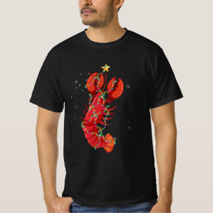 T-shirt Cajun Louisiana Noël Joyeux Noël Crabmas X-Mas Lig
