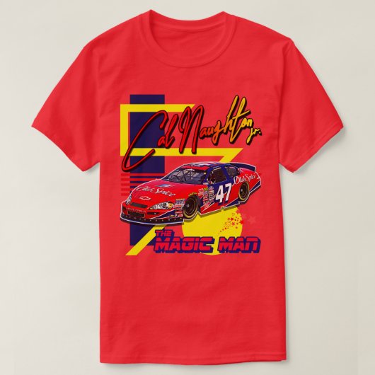 T-shirt Cal Naughton Jr Ricky Bobby SHAKE AND BAKE (Design devant)