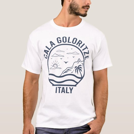 T-shirt Cala Goloritze Italie T Shirts (Devant)