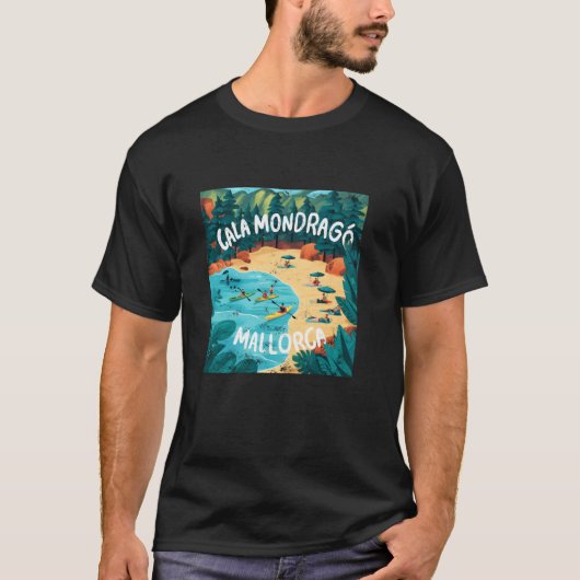 T-shirt Cala Mondragó Majorque (Devant)
