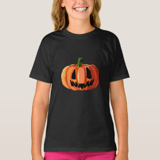 T-shirt Calabaza Jack-o’-Lantern Low Poly | Halloween 