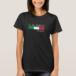 T-shirt Calabre Italia Italie Drapeau Vintage italien