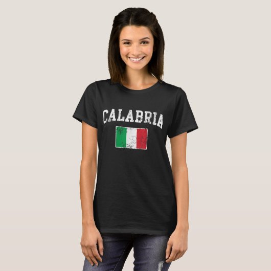 T-shirt Calabria Italy (Devant entier)
