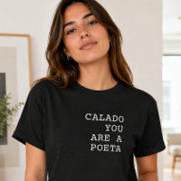 Calado Tu es un Poète Dicton Portugais Drôle