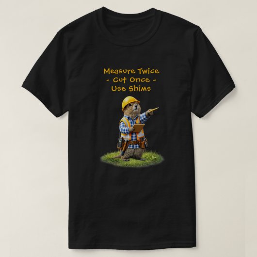 T-shirt "Calages" (1) (Design devant)
