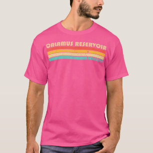 T-shirt Calamus Réservoir Nebraska Amusant Camping De Pêch