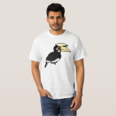T-shirt Calao pie oriental (Devant entier)