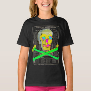 T-shirt Calavera Crâne Rétro Vintage Typographie Mexicaine