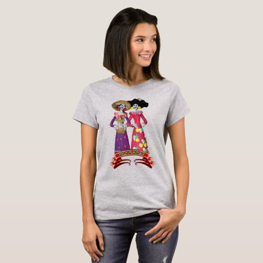 T-shirt Calavera Hermanas (Devant entier)