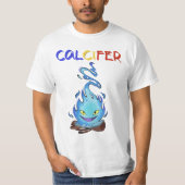 T-shirt Calcifer bleu (Devant)