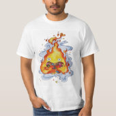 T-shirt Calcifer feu mignon (Devant)