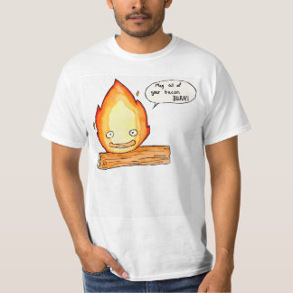 T-shirt Calcifer peut brûler tout votre cacbon