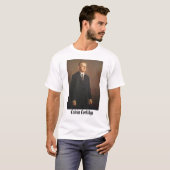 T-shirt calcool, Calvin Coolidge (Devant entier)