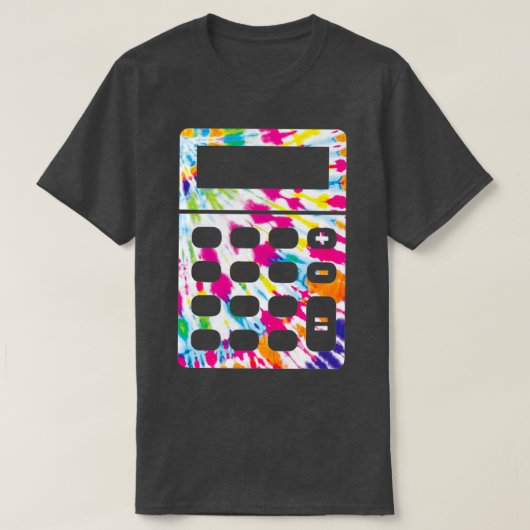 T-shirt Calcul comptable Teinture de jonction (Design devant)