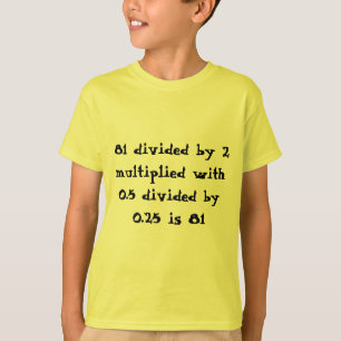 T-shirt Calcul de maths