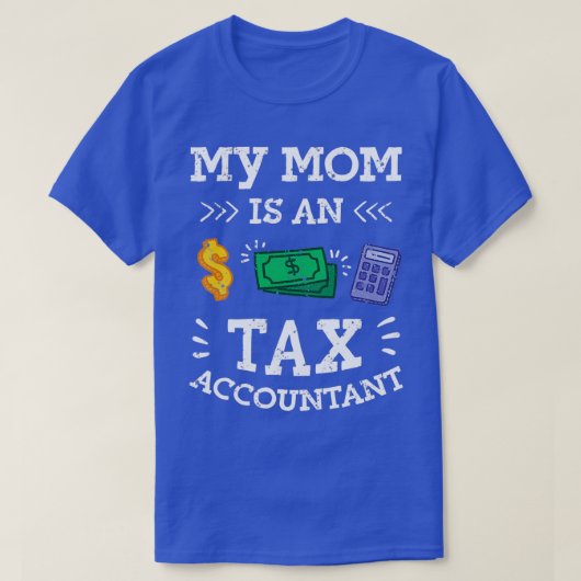 T-shirt Calculateur Comptes créditeurs Comptable de taxe l (Design devant)