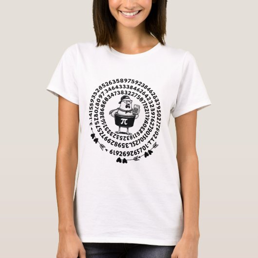 T-shirt Calculateur de capacité de pot de poulet Prof de m (Devant)