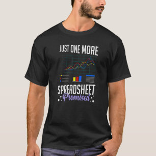 T-shirt Calculateur de feuille de calcul Logiciel Modèles
