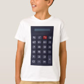 T-shirt calculatrice (Devant)