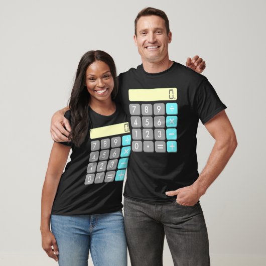 T-shirt Calculatrice Costume Halloween Math Geek Cool de p (Unisexe)
