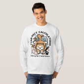 T-shirt Calculs Parfaits – Création de chat de maths drôle (Devant entier)