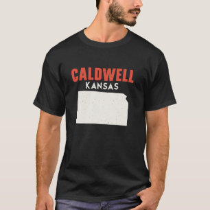 T-shirt Caldwell Kansas USA State America Travel Kansas
