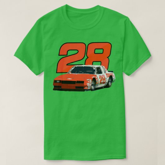 T-shirt Cale Yarborough 28 Monte Carlo Race Car (Design devant)