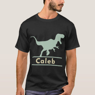 T-shirt Caleb Dinosaur T Rex Nom