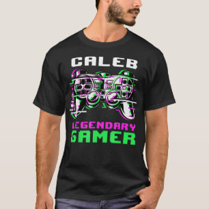 T-shirt Caleb Joueur légendaire Personnalisé