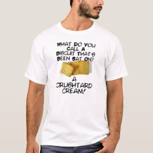 T-shirt Calembour crème de Crushtard