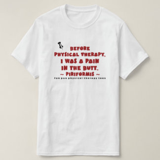 T-shirt Calembour PTees (Piriformis) d'amusement