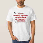 T-shirt Calembour PTees (Piriformis) d'amusement (Devant)