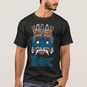 T-shirt Calender Tlaloc Art Maya Inca Mexique Culture Coût