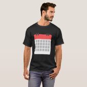 T-shirt Calendrier (Devant entier)